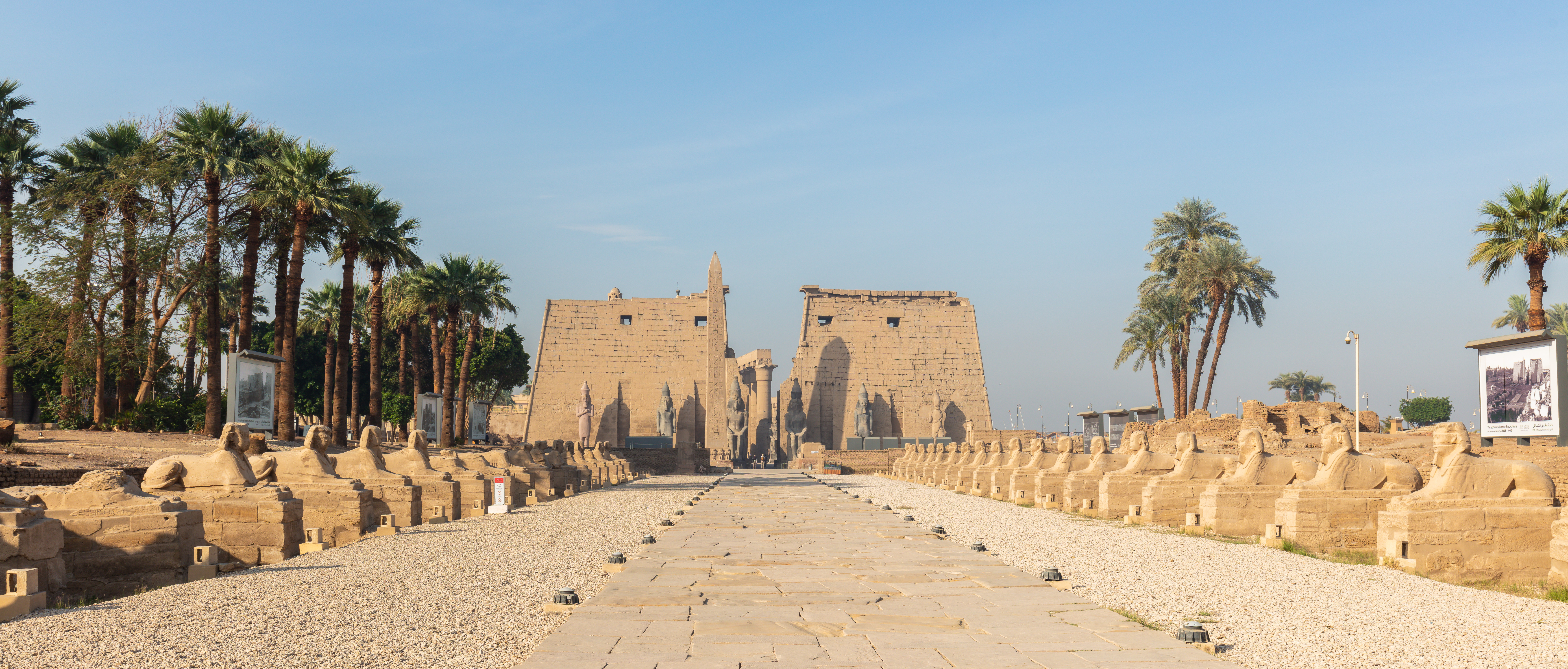 Sphinx-Allee zwischen Luxor-Tempel und Karnak-Tempel