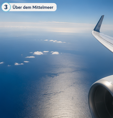 Blick über das Mittelmeer